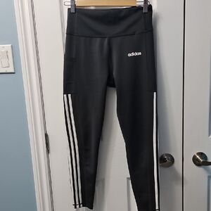 Adidas Legging Size Small Color Gray And White